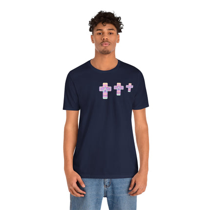 Pastel Skullface Unisex T-Shirt -  Cross Punk Rock Metal Tshirt