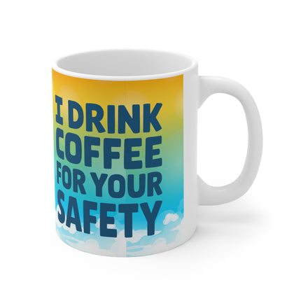 Cheeky Sunrise Ceramic Coffee Mug 11oz