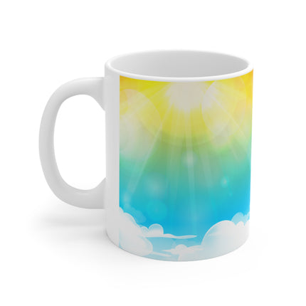 Cheeky Sunrise Ceramic Coffee Mug 11oz