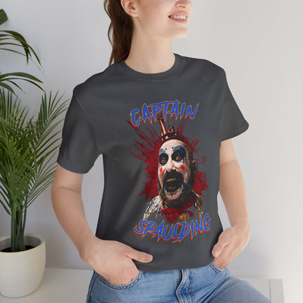 Captain Spaulding Unisex T-Shirt – Cult Movie Graphic Tee for Horror, Rock, Metal & Alternative Fashion Fans