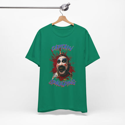 Captain Spaulding Unisex T-Shirt – Cult Movie Graphic Tee for Horror, Rock, Metal & Alternative Fashion Fans