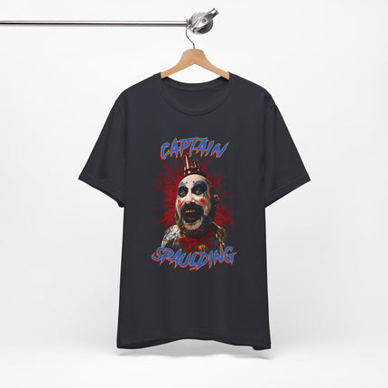 Captain Spaulding Unisex T-Shirt – Cult Movie Graphic Tee for Horror, Rock, Metal & Alternative Fashion Fans