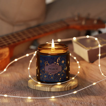 Royal Flowers Soy Candle - Clear Jar with Lid 9oz/4oz