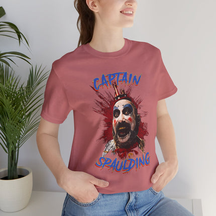 Captain Spaulding Unisex T-Shirt – Cult Movie Graphic Tee for Horror, Rock, Metal & Alternative Fashion Fans