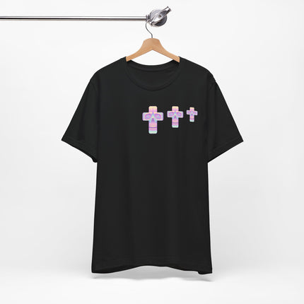 Pastel Skullface Unisex T-Shirt -  Cross Punk Rock Metal Tshirt