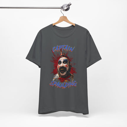 Captain Spaulding Unisex T-Shirt – Cult Movie Graphic Tee for Horror, Rock, Metal & Alternative Fashion Fans