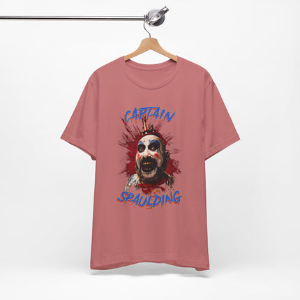 Captain Spaulding Unisex T-Shirt – Cult Movie Graphic Tee for Horror, Rock, Metal & Alternative Fashion Fans