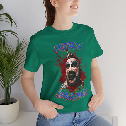 Captain Spaulding Unisex T-Shirt – Cult Movie Graphic Tee for Horror, Rock, Metal & Alternative Fashion Fans
