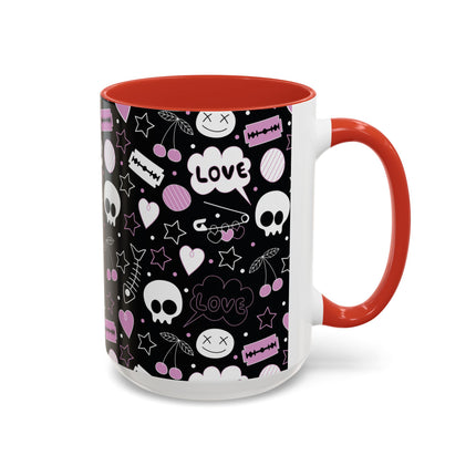 Emo Love Ceramic Coffee Mug 11oz/15oz