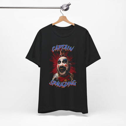 Captain Spaulding Unisex T-Shirt – Cult Movie Graphic Tee for Horror, Rock, Metal & Alternative Fashion Fans