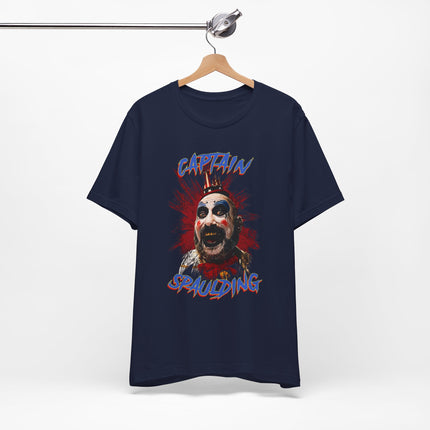Captain Spaulding Unisex T-Shirt – Cult Movie Graphic Tee for Horror, Rock, Metal & Alternative Fashion Fans