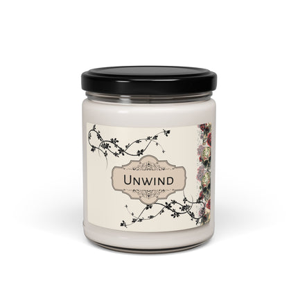Gothic Garden Soy Candle - Clear Jar with Lid 9oz