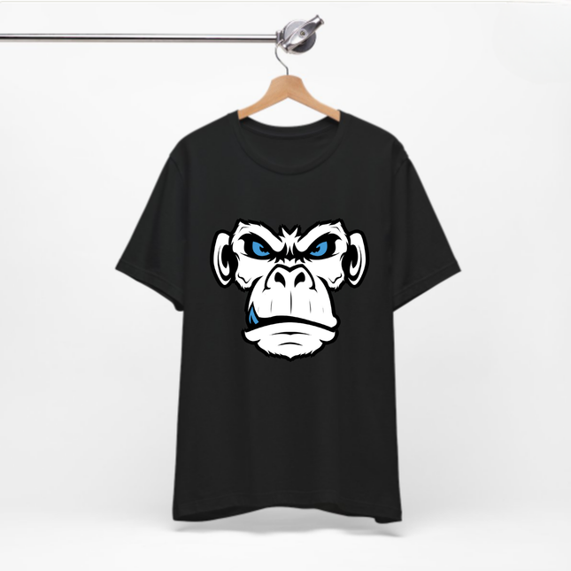 Monkeyface Unisex T-Shirt - Fierce Edgy Gorilla Tee, Angry Ape Graphic, Punk Rock Metal Style Monkey Tshirt