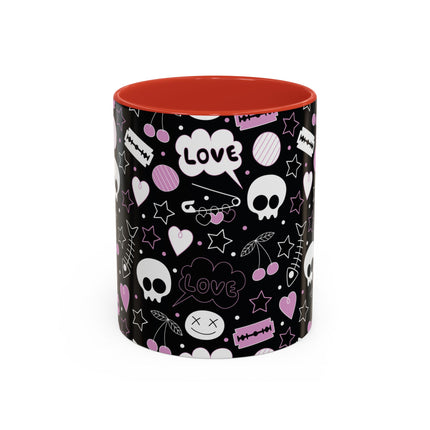 Emo Love Ceramic Coffee Mug 11oz/15oz