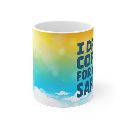 Cheeky Sunrise Ceramic Coffee Mug 11oz