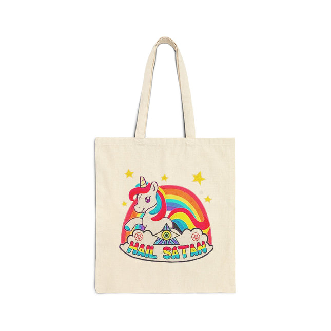 Hail Satan Unicorn Tote Bag