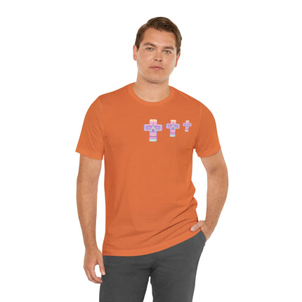 Pastel Skullface Unisex T-Shirt -  Cross Punk Rock Metal Tshirt