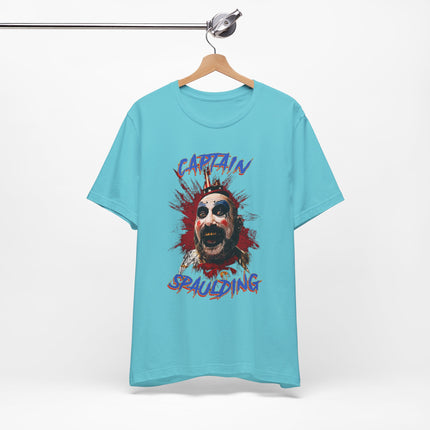 Captain Spaulding Unisex T-Shirt – Cult Movie Graphic Tee for Horror, Rock, Metal & Alternative Fashion Fans