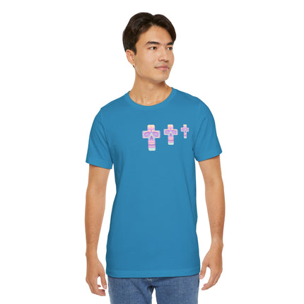 Pastel Skullface Unisex T-Shirt -  Cross Punk Rock Metal Tshirt