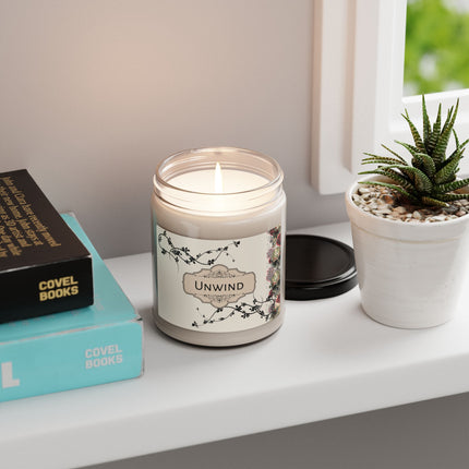 Gothic Garden Soy Candle - Clear Jar with Lid 9oz