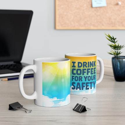 Cheeky Sunrise Ceramic Coffee Mug 11oz
