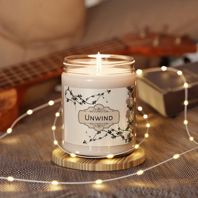 Gothic Garden Soy Candle - Clear Jar with Lid 9oz