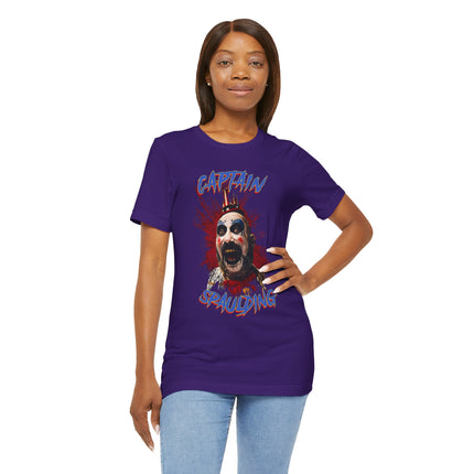 Captain Spaulding Unisex T-Shirt – Cult Movie Graphic Tee for Horror, Rock, Metal & Alternative Fashion Fans