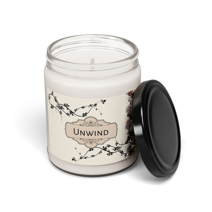 Gothic Garden Soy Candle - Clear Jar with Lid 9oz
