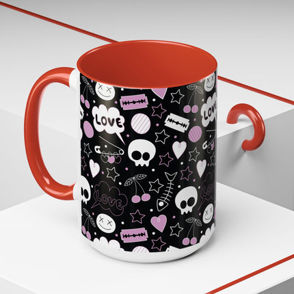 Emo Love Ceramic Coffee Mug 11oz/15oz