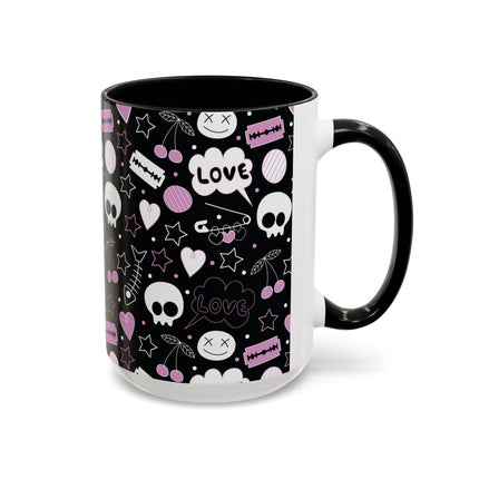 Emo Love Ceramic Coffee Mug 11oz/15oz
