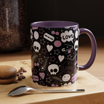 Emo Love Ceramic Coffee Mug 11oz/15oz