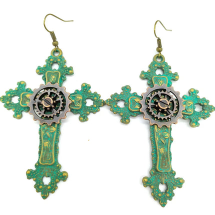 Vintage Gears Earrings