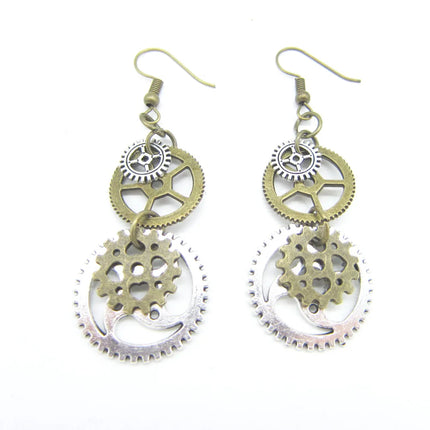 Vintage Gears Earrings