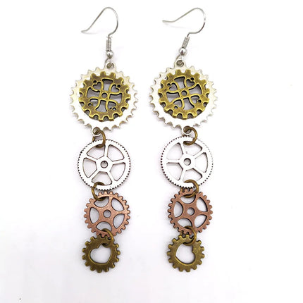 Vintage Gears Earrings
