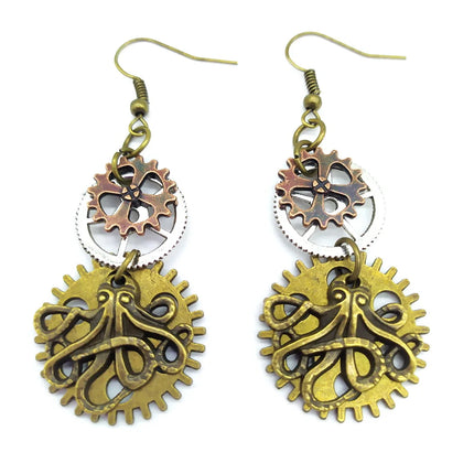 Vintage Gears Earrings