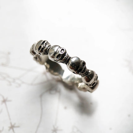 Skull Band Ring