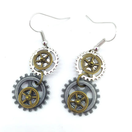 Vintage Gears Earrings