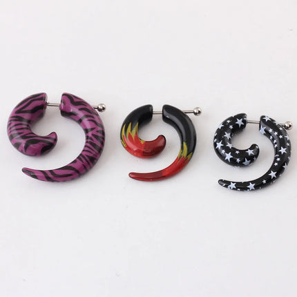 Spiky Spirals Earrings
