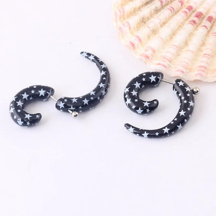 Spiky Spirals Earrings
