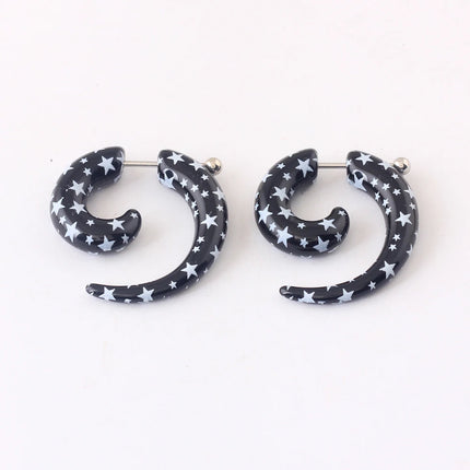 Spiky Spirals Earrings
