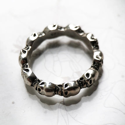 Skull Band Ring