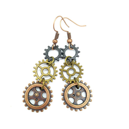 Vintage Gears Earrings