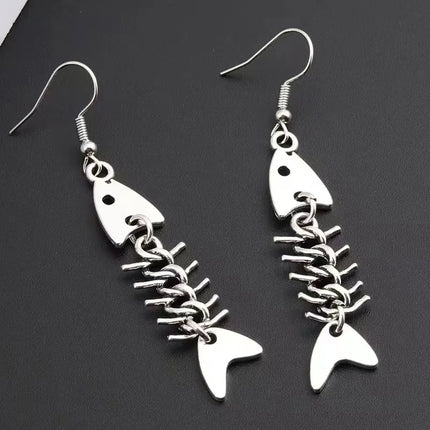Fish Bone Earrings