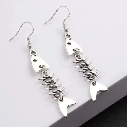 Fish Bone Earrings