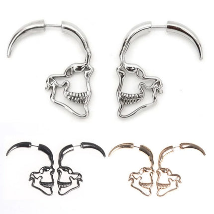 Skull Face Earrings