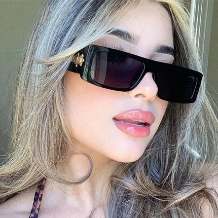 Box Frame Unisex Polarised Sunglasses