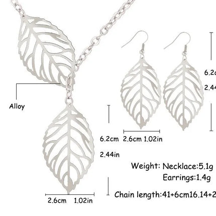 Elegant Leaves Earrings