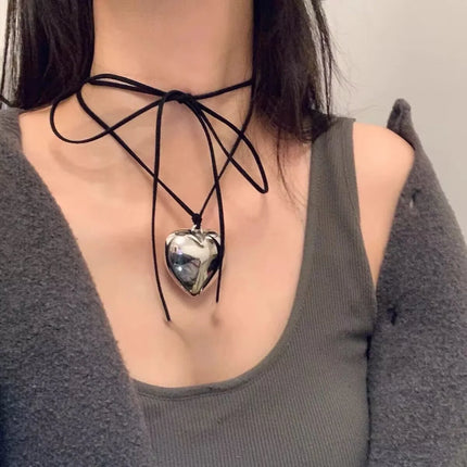 Convex Heart Necklace