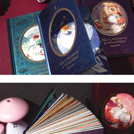 Alice in Wonderland Hardcover Notebook Journal