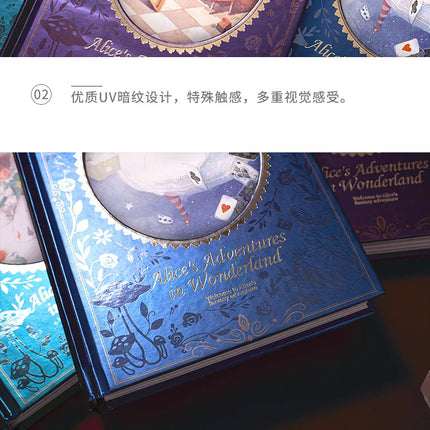 Alice in Wonderland Hardcover Notebook Journal